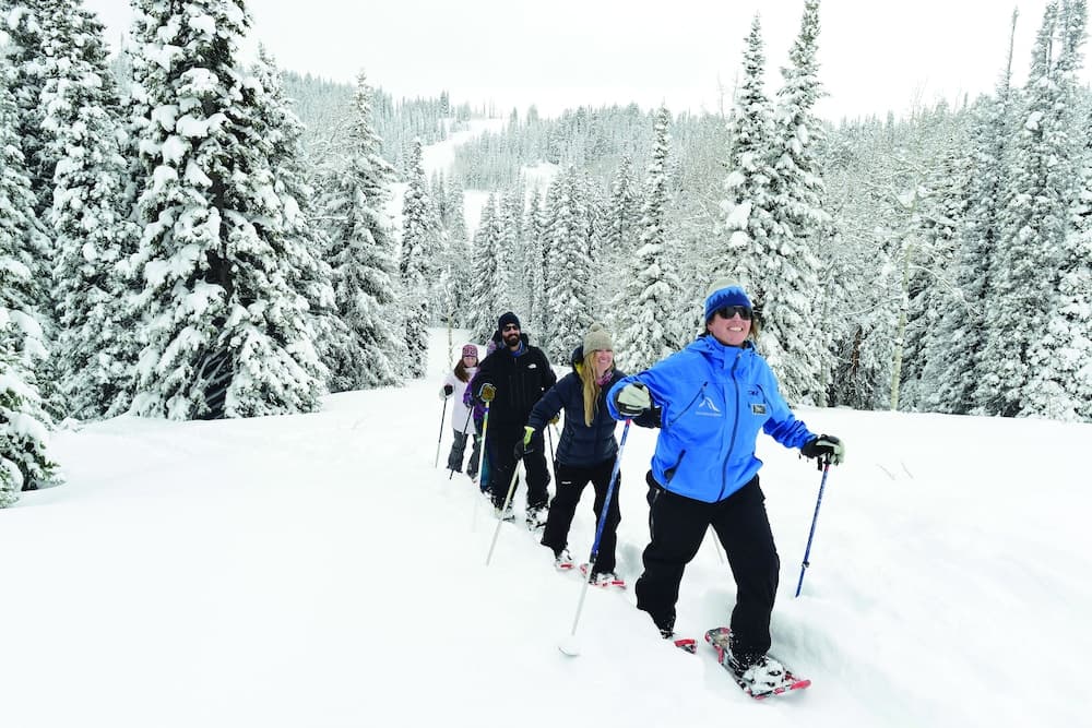 Snowshoeing
