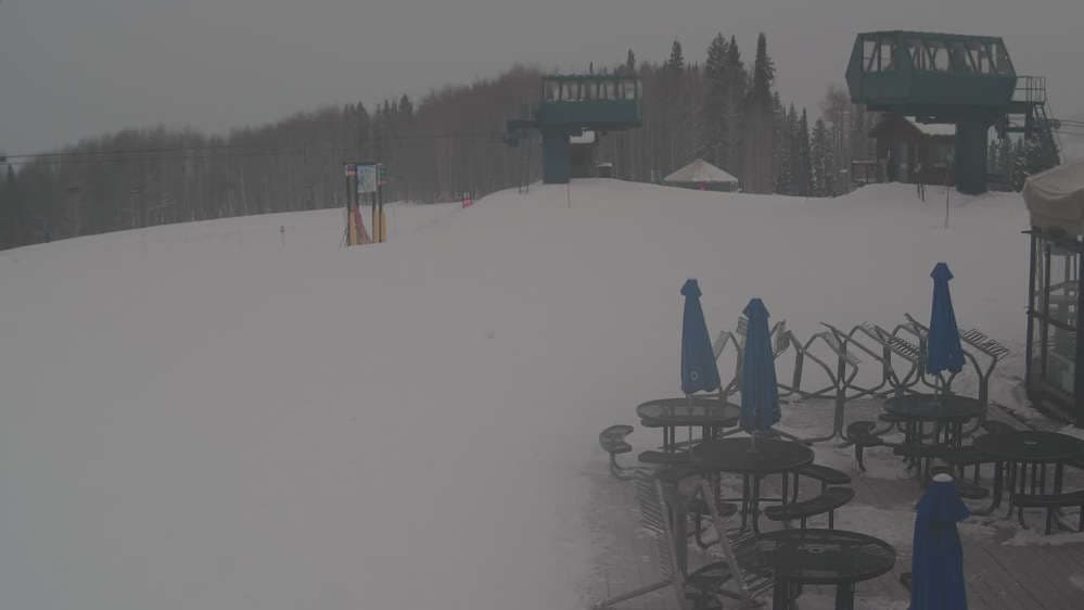 Umbrella Bar at Ten Peaks stream