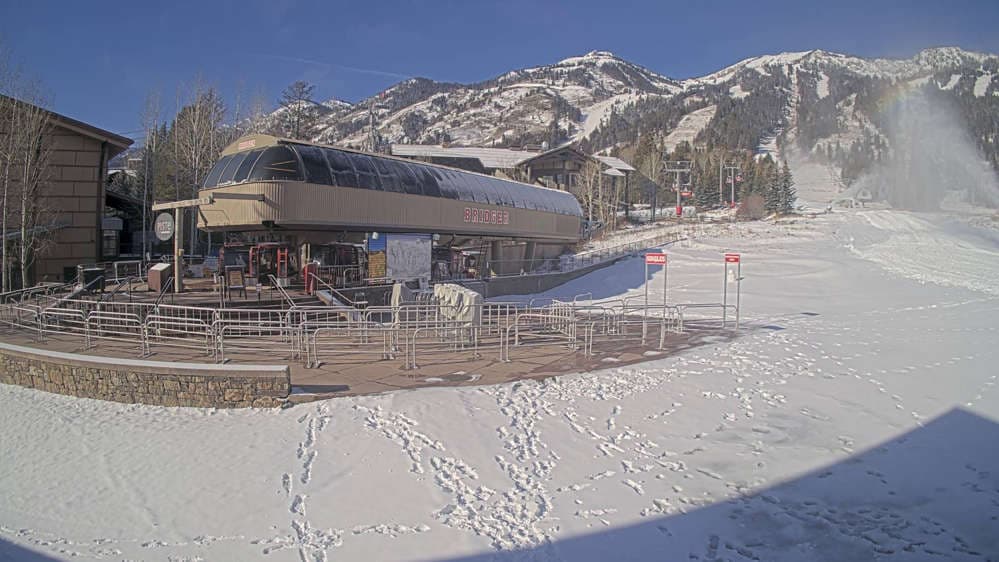 Jackson Hole - Base of Bridger Gondola Webcam