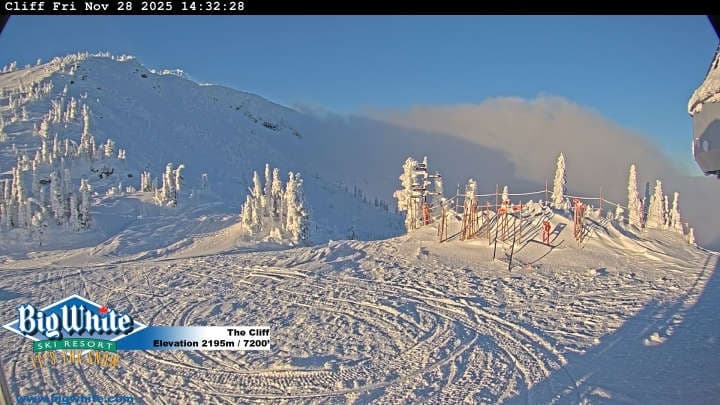 Big White Ski Resort cliff webcam