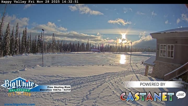 Big White Ski Resort Happy Valley Cam