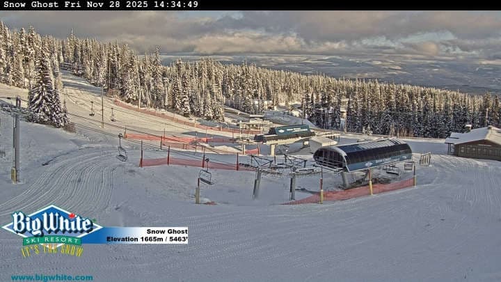 Big White Ski Resort Snow Ghost Cam
